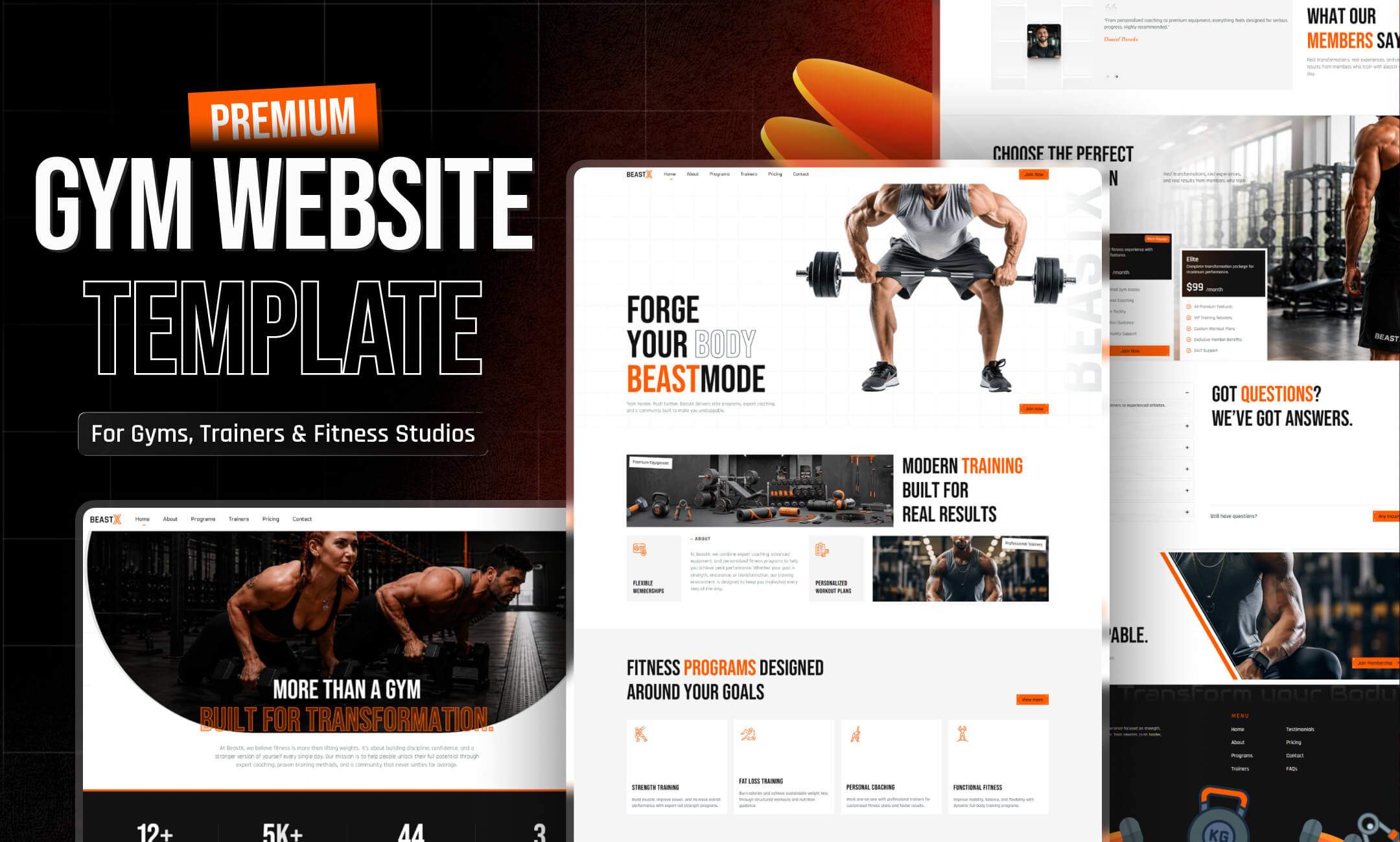 BeastX - Gym & Fitness Framer Template
