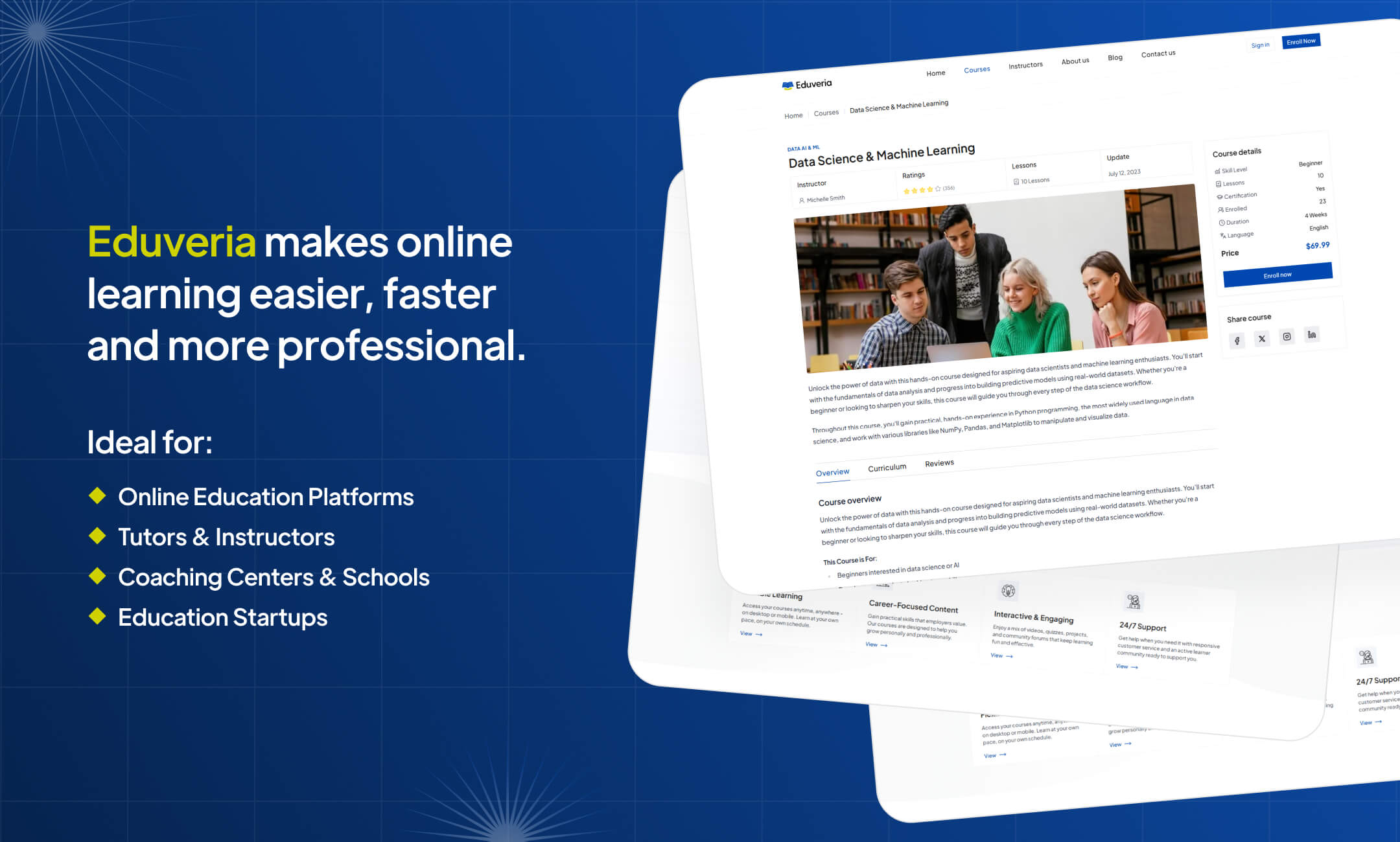 Homvora website template slide 4