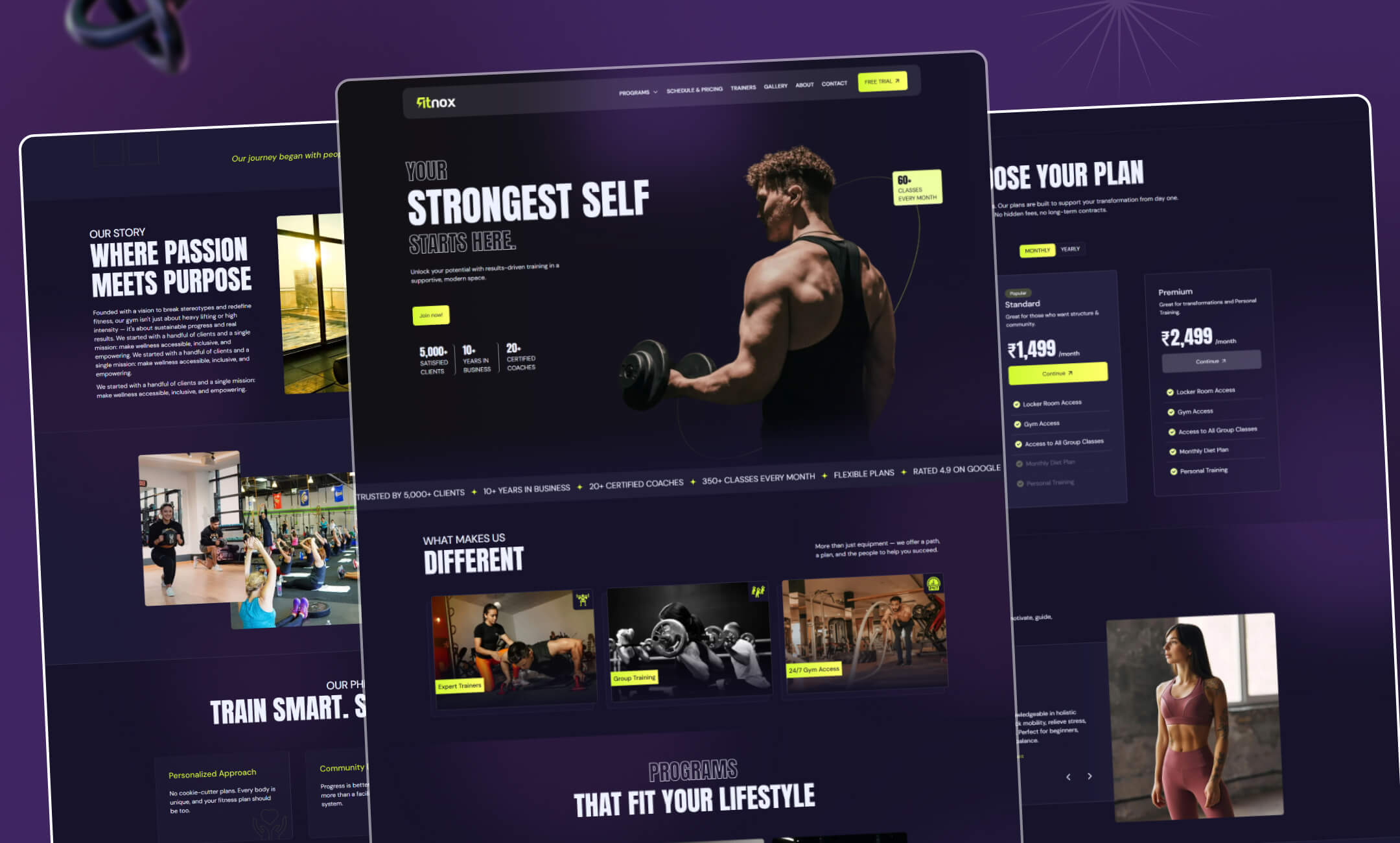 Homvora website template slide 2