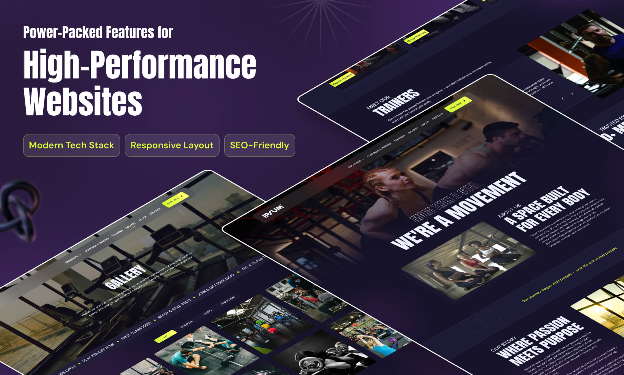 Homvora website template slide 4