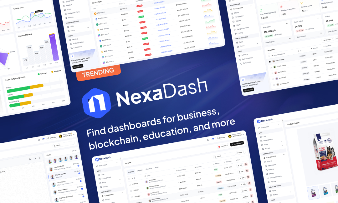 nexadash template