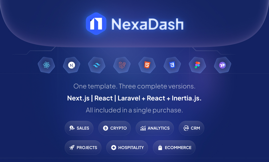 nexadash template
