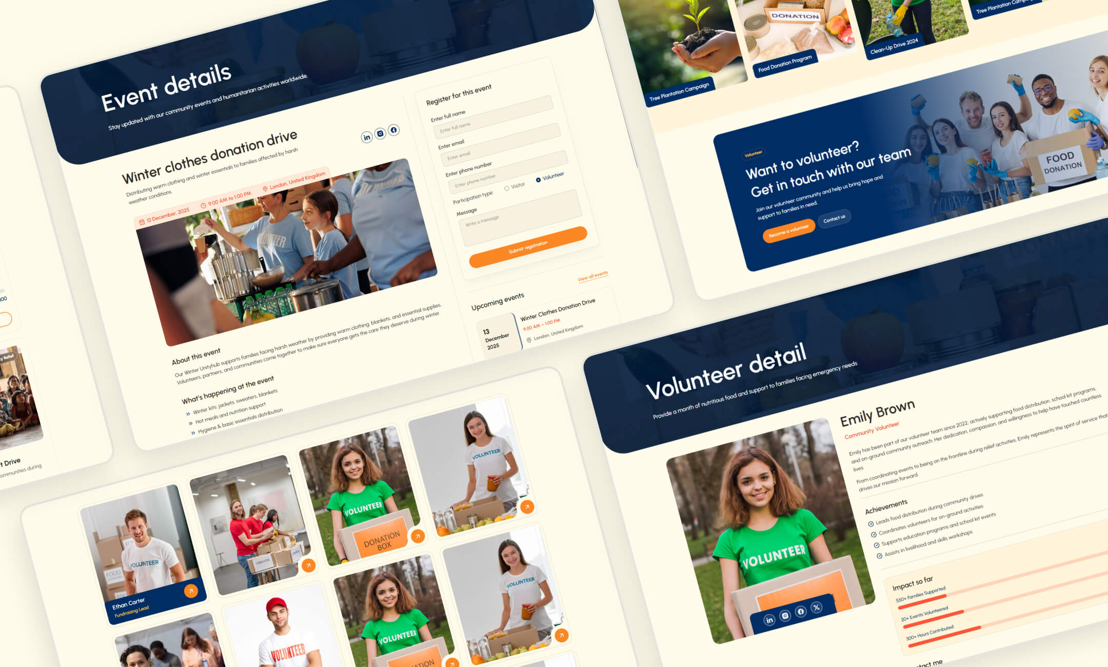 UnityHub website template slide 4